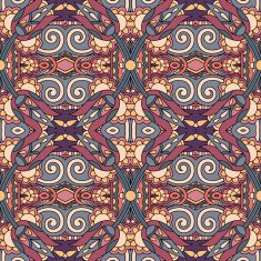 seamless geometry vintage pattern ethnic style ornamental backg N237