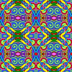 seamless geometry vintage pattern ethnic style ornamental backg N240