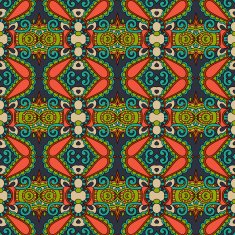 seamless geometry vintage pattern ethnic style ornamental backg N242