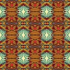 seamless geometry vintage pattern ethnic style ornamental backg N245