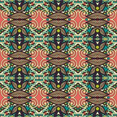 seamless geometry vintage pattern ethnic style ornamental backg N246