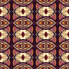 seamless geometry vintage pattern ethnic style ornamental backg N249