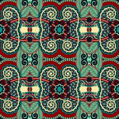 seamless geometry vintage pattern ethnic style ornamental backg N255