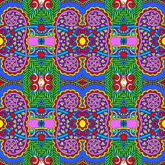 seamless geometry vintage pattern ethnic style ornamental backg N257