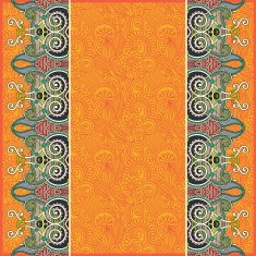 ornamental background with flower ribbon stripe pattern greeti N109