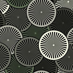 circles in vintage style pattern