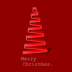 Modern abstract Christmas tree vector background