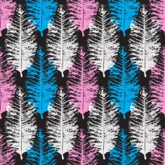 Autumn leaves seamless pattern floral background N3