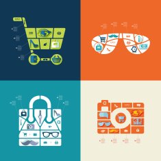 fashion flat infographic N38