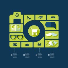 fashion flat infographic N43