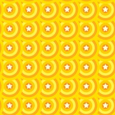 Seamless star texture Orange yellow background N2