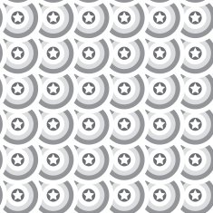 Seamless star texture Gray circles background