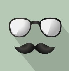 Mustache and Glasses Icon