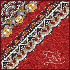 ornamental background with flower ribbon stripe pattern greeti N113