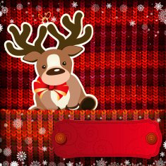 Cartoon raindeer