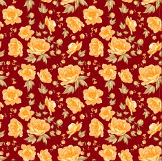 Floral tile pattern