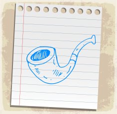 Cartoon pipe illustration N2