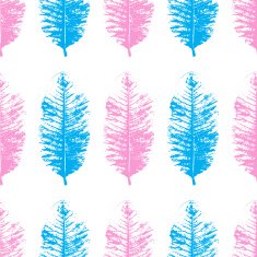 Autumn leaves seamless pattern floral background N6