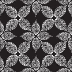 Autumn leaves seamless pattern floral background N9