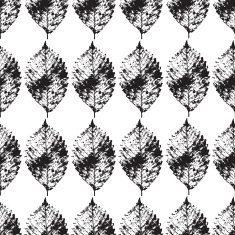 Autumn leaves seamless pattern floral background N21