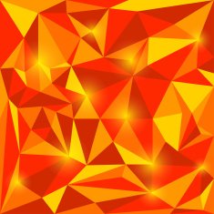 Abstract bright polygonal triangular background with glaring lights for design N30