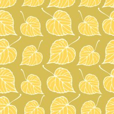 Seamless pattern with falling leaves N4