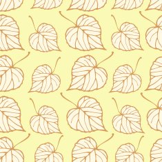 Seamless pattern with falling leaves N5