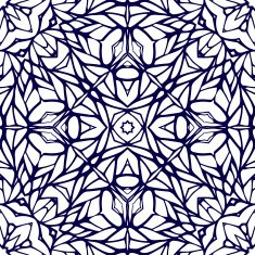 Seamless pattern with ethnic lace ornament N4