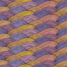 Seamless pattern with doodle ornament N24