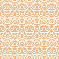 Seamless pattern with doodle ornament N25