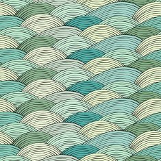 Seamless pattern with doodle ornament N26
