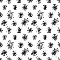 Seamless pattern with abstract doodle ornament N7