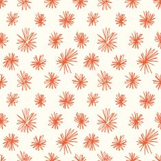 Seamless pattern with abstract doodle ornament N8