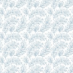 Seamless pattern decorative branches N2