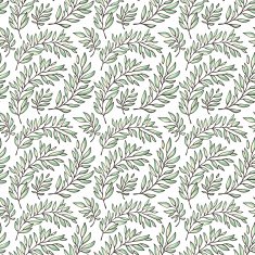 Seamless pattern decorative branches N7