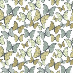 seamless pattern with butterflies N13