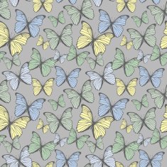 seamless pattern with butterflies N16