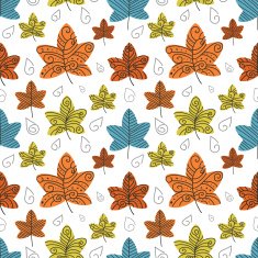 Vector autumn leafs background Eps10 N2