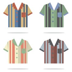 Shirts For Men Vector Illustration