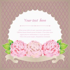 Elegant pink roses N4