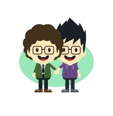adorable gay cartoon character N2