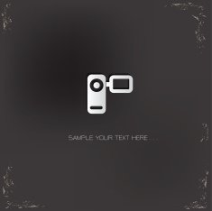 Camera sign vector N3