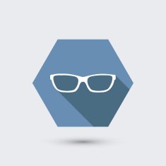 vector modern flat icon with long shadow N19