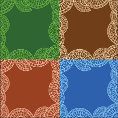 Vector seamless floral background N6