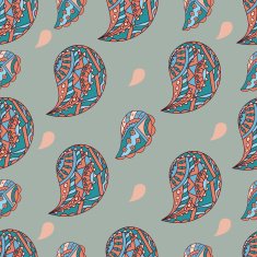 Ethnic seamless pattern N46