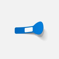 Realistic paper sticker brush for makeup N3