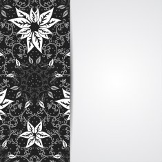 Elegant b&w card or invitation template