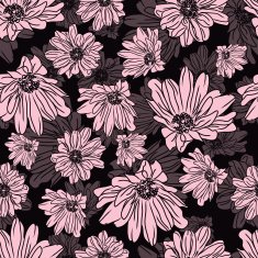 Abstract Elegance Seamless pattern with floral