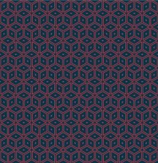 Retro pattern of geometric shapes N2