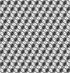 Retro pattern of geometric shapes N5